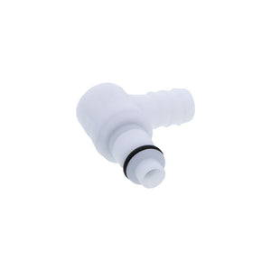 PLCD23006 Valved Elbow Hose Barb Coupling Insert 3/8 ID Barb