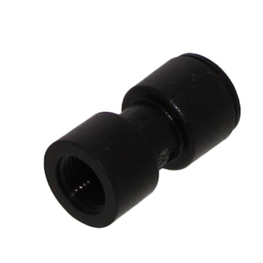 John Guest 22mm Acetal Union Connector - Black
