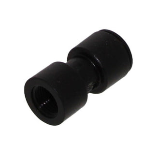 John Guest 22mm Acetal Union Connector - Black