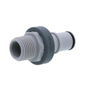 NS6D24008BSPT Valved Male Thread Coupling Insert 1/2 BSPT
