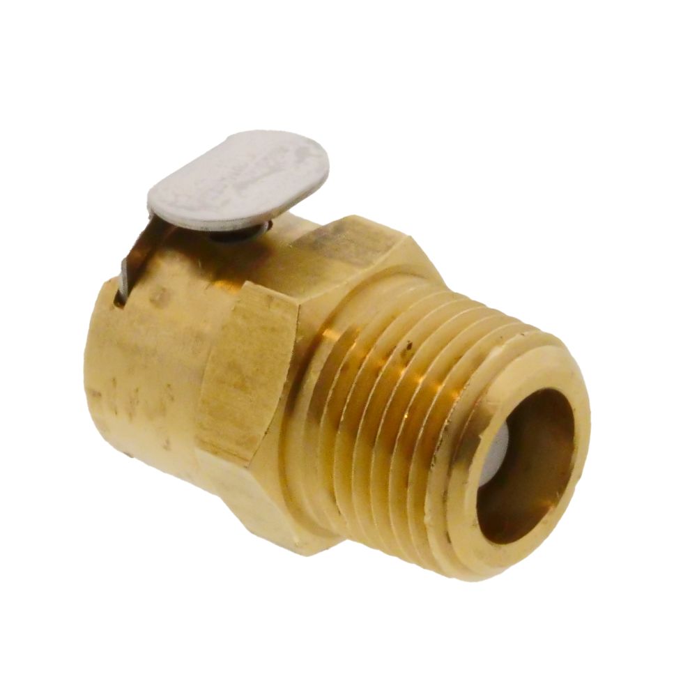 LCD10006VBR Valved Male Thread Coupling Body 3/8 NPT