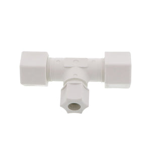 JACO 70-10-6-P-PG Polypropylene Union Tee 5/8 OD Tube x 5/8 OD Tube x 3/8 OD Tube