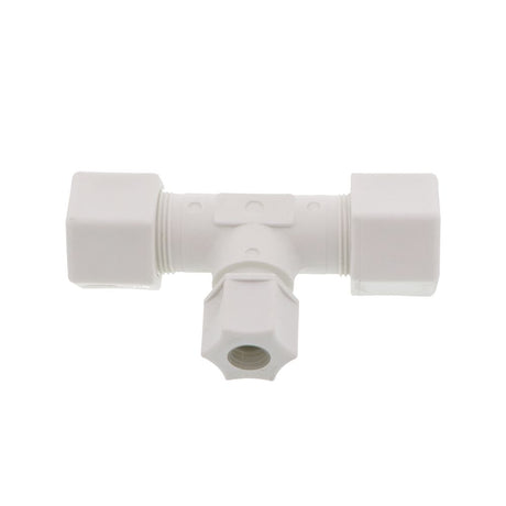 JACO 70-10-6-P-PG Polypropylene Union Tee 5/8 OD Tube x 5/8 OD Tube x 3/8 OD Tube