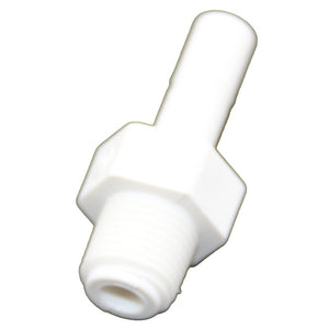 NeoFit - Polypropylene Natural White Stem Adapter 1/4" Stem x 1/8" NPTF