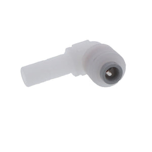 Kynar PVDF Tube Elbow Union Stem - 1/4 x 3/8