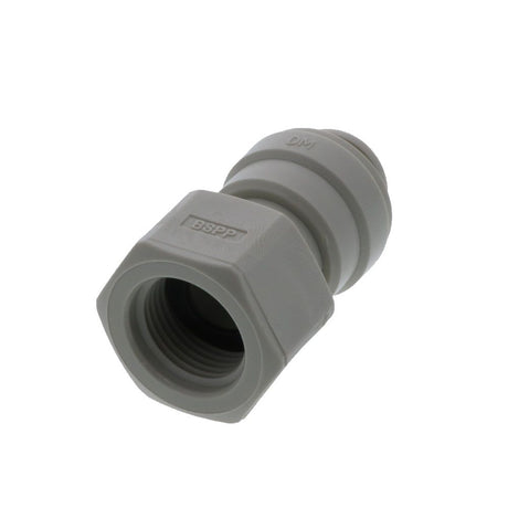 DMfit Female BSPP Connector Flat Type - 1/2" Push-in x 3/8 BSP[P]