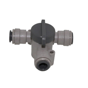 John Guest Angle Stop Valve - 3/8 x 3/8 x 3/8