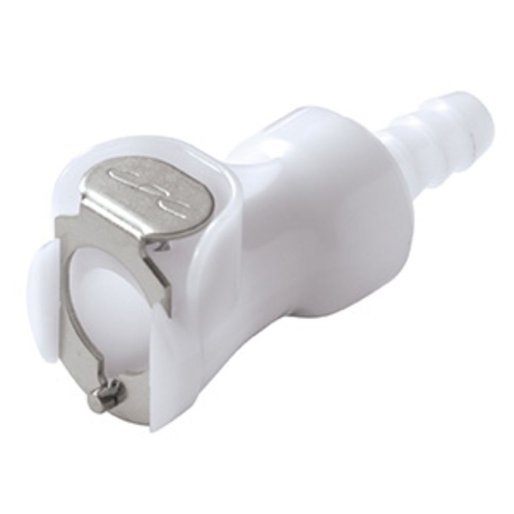 PLCD17004 Valved In-Line Hose Barb Coupling Body 1/4 ID Barb