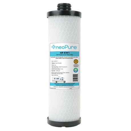 WaterPur™ & Clear Choice™ KW1 Replacement RV Water Filter by Neo-Pure NP-KW1