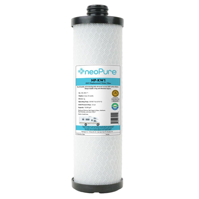 WaterPur™ & Clear Choice™ KW1 Replacement RV Water Filter by Neo-Pure NP-KW1
