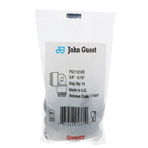 John Guest Reducing Elbow - 3/8 x 5/16