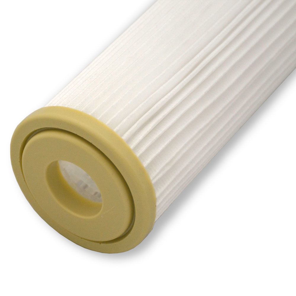 20" x 2-3/4" Flow-Max Pleated Poly - 1 mic