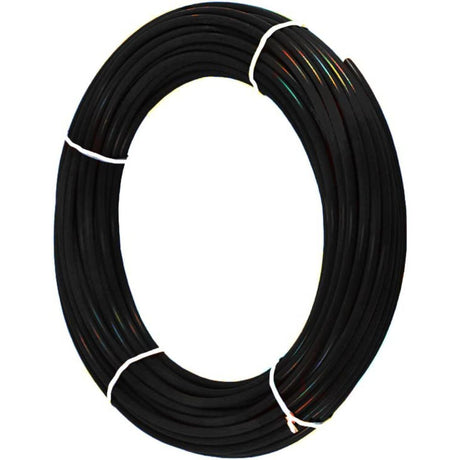 Black 1/4" OD LLDPE Polyethylene Tubing