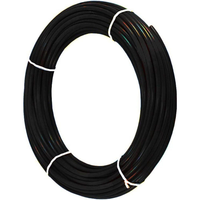 Black 1/4" OD LLDPE Polyethylene Tubing