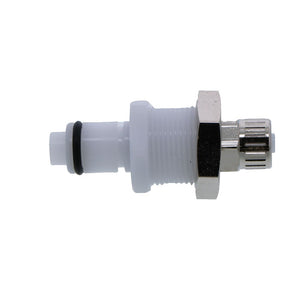 PLCD40004 Valved Panel Mount PTF Coupling Insert 1/4 PTF
