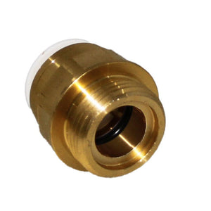 John Guest Male Cylinder Adapter - 22mm x 1 Brass Male BSP