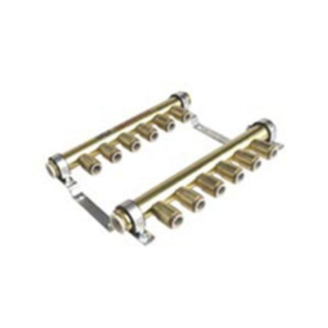 John Guest Manifold Brass Rail 4-Zone - 22mm x 15mm