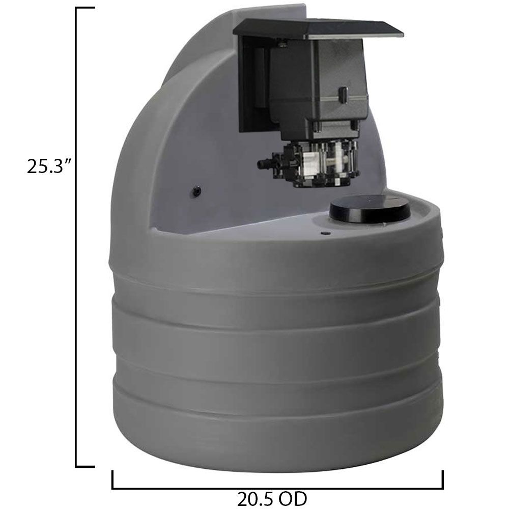 Stenner Single Head Fixed Output Pump with 15 Gallon Tank #1 Tube 3 GPD System