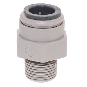 John Guest Male Connector NPTF - 1/2 x 3/8  NPTF