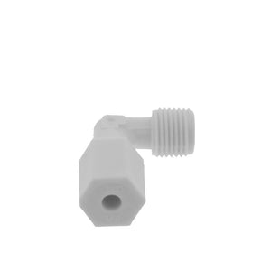 JACO 40-2-2-P-O Polypropylene Male Elbow 1/8 OD Tube x 1/8 MPT