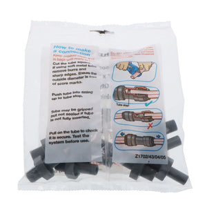 John Guest Stem Adapter BSPT - 5/16 x 1/8  BSPT