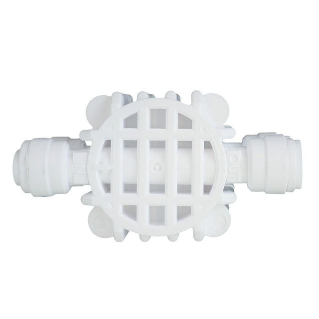 Automatic Shut Off Valve 4 Way 1/4 QC White