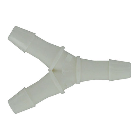 FitQuik Polypropylene Union Y Barb Fitting - 5/32 ID x 5/32 ID x 5/32 ID