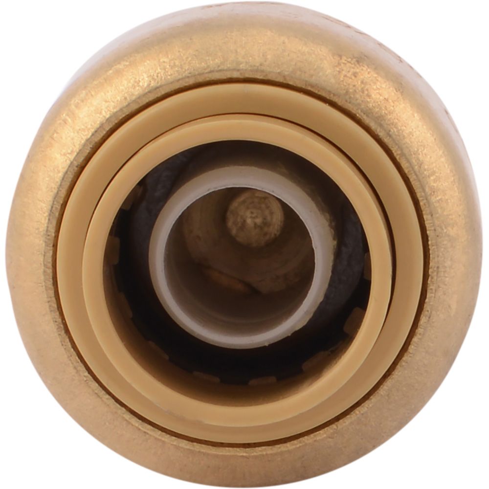 SharkBite® U512LF Lead-Free Brass Push-to-Connect End Stop - 3/8"
