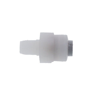 Kynar PVDF Male Connector - 1/4 x 1/8 NPTF