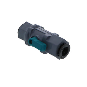 Inline Ball Valve PVC - 1/2 Tube x 1/2 Tube