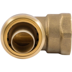 SharkBite® U314LF Lead-Free Brass Push-to-Connect Female Elbow - 3/4" x 3/4" FPT