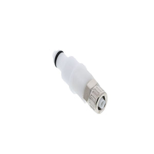 Multi-Mount Valved PTF Coupling Insert - 1/4 PTF Acetal