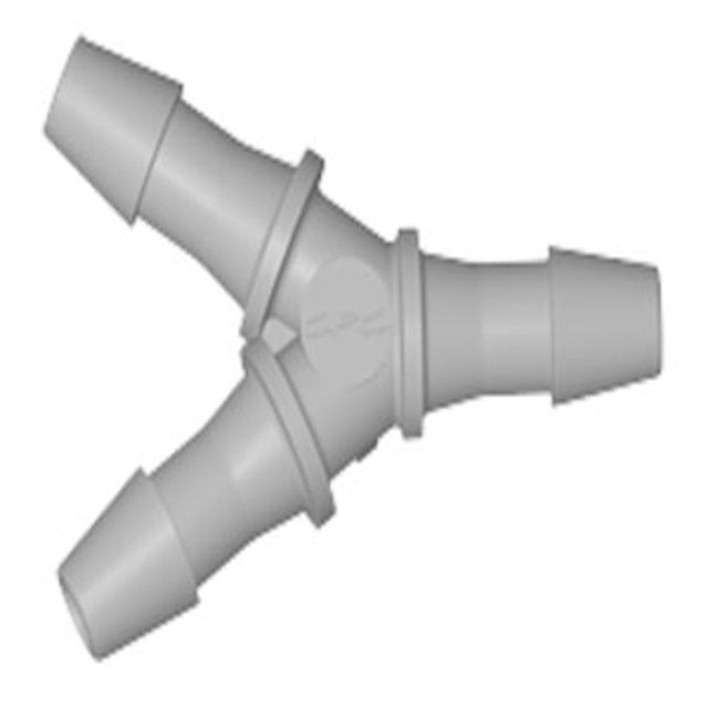 HY5 Y Fitting Natural Polypropylene 5/32 HB X 5/32 HB X 5/32 HB
