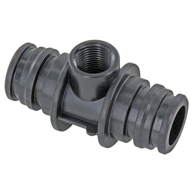 3M Water Filtration 85-8526 Double Ended Connector w/ Gauge Port for High Flow Manifolds