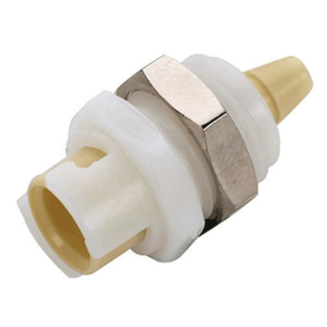 SMFPM0112 Non-Valved Panel Mount Hose Barb Coupling Body 1/16 Hose Barb