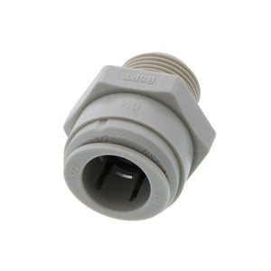 DMfit Straight BSPT Male - 1/2" Push-in x 3/8" BSPT