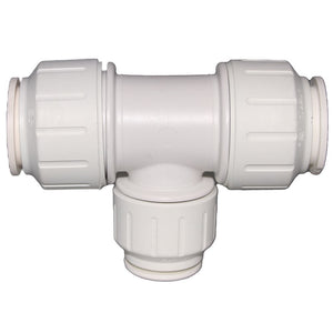 John Guest Reducing Tee - 1 x 1 x 3/4 CTS