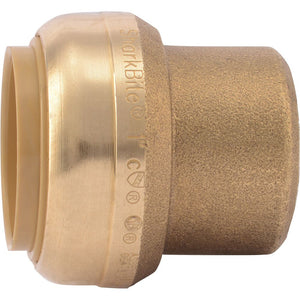 SharkBite® U520LF Lead-Free Brass Push-to-Connect End Stop - 1"