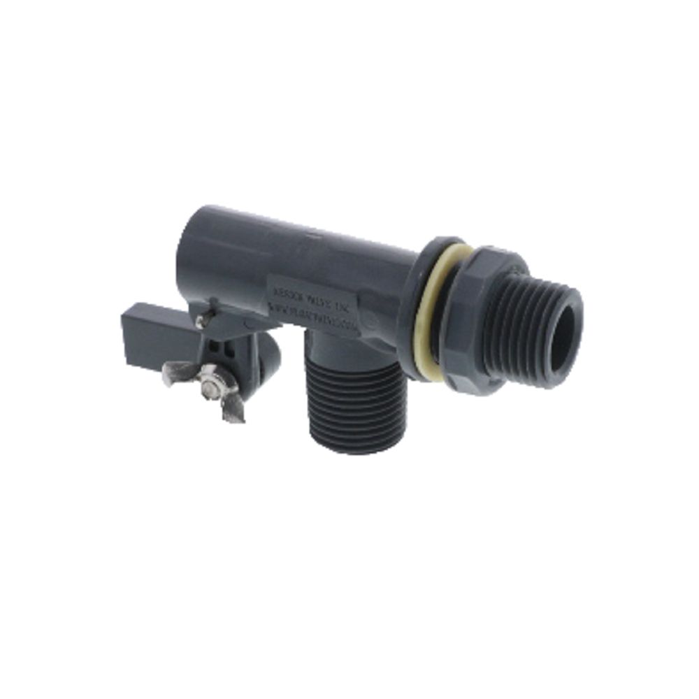 Kerick PT0505250, PT0505187 & PT0505312 Heavy Duty PVC Float Valves 1/2 MIP w/ Tank Mount