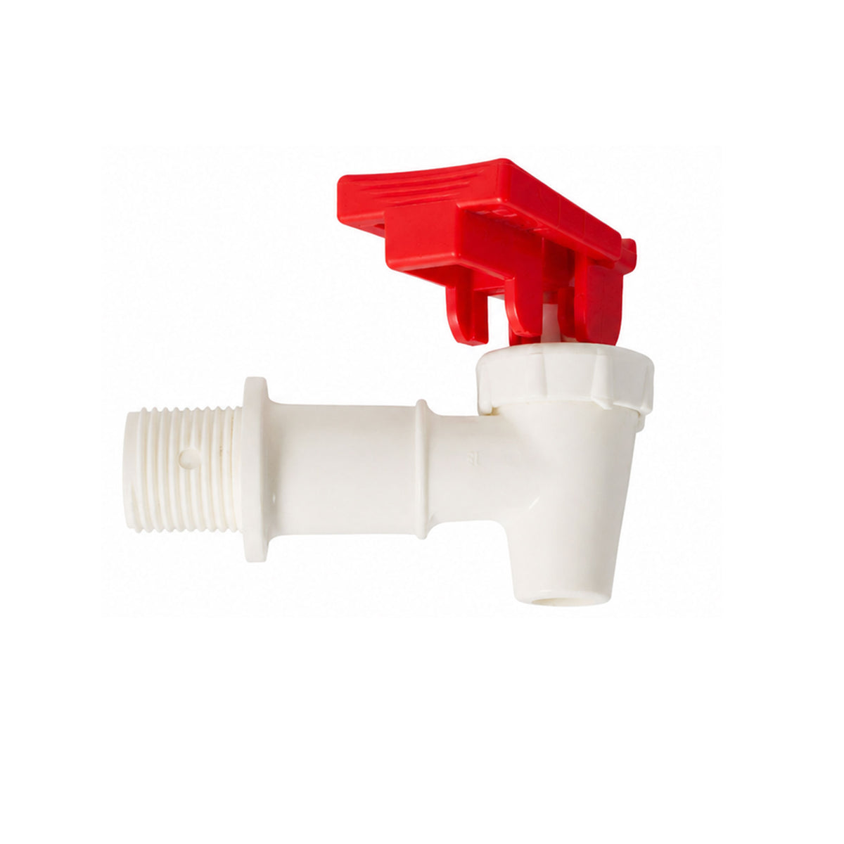Oasis White Water Cooler Faucet Belled With Male Threads
