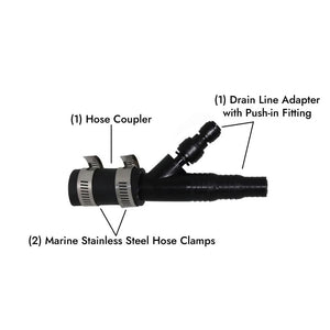 Dishwasher/RO Drain Line Adapter - 3/8" Tube Connection