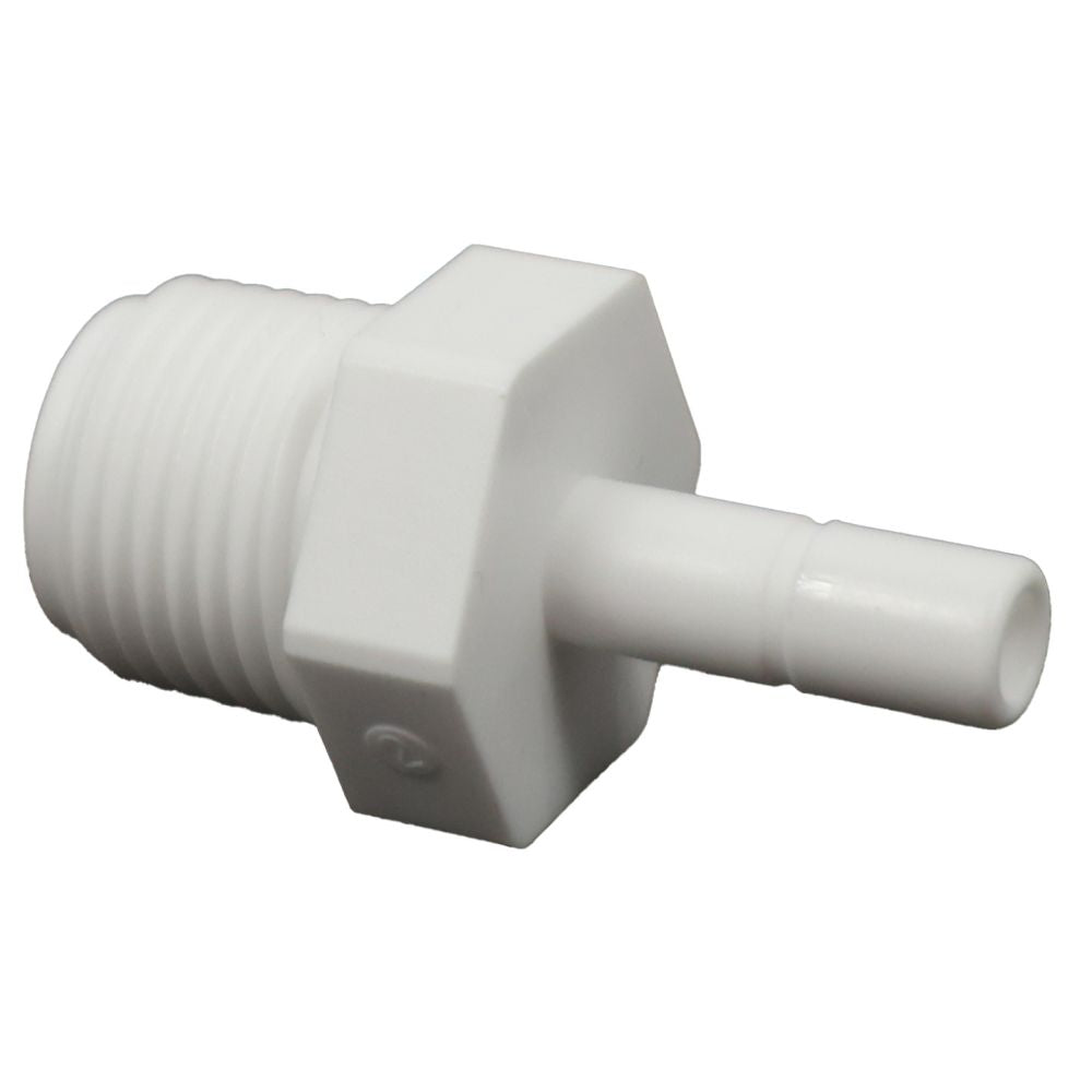 Stem Adapter Acetal 1/4 stem x 3/8 MNPT
