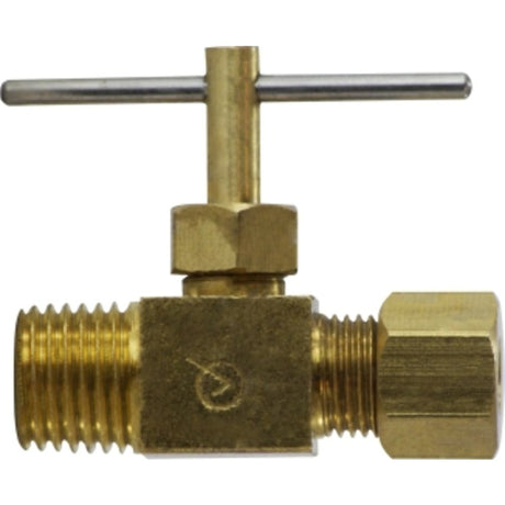 Brass LF 71101C 1/4" X 1/4" Needle Valve