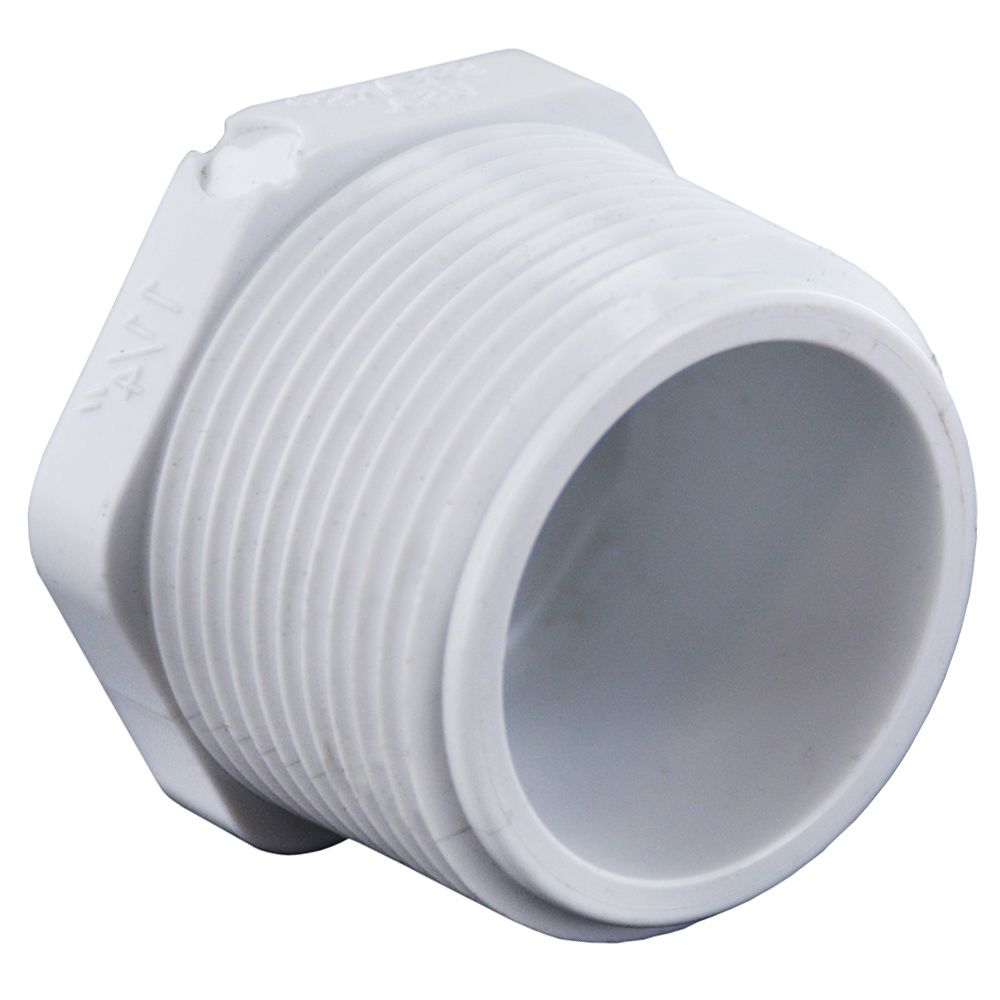 Schedule 40 PVC 3/4 Male Adapter MPT x Socket