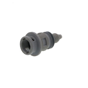 NS2D1204 Valved Panel Mount PTF Coupling Body 1/4 PTF