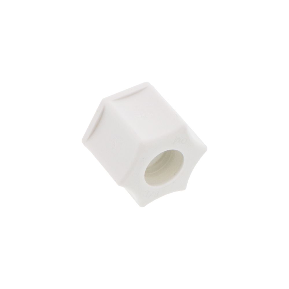 JACO P-PG-6 Polypropylene Plastic Gripper Nut 3/8 OD Tube