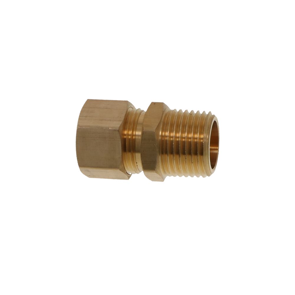 Lead-Free Brass Male Connector 5/8 Compression x 1/2 MPT