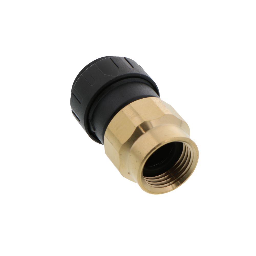 John Guest ProLock Female Connector NPS - 1/2 CTS x 1/2 NPS