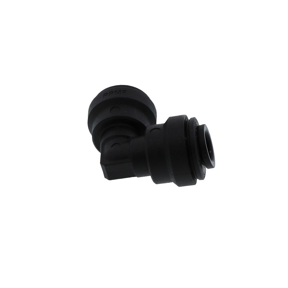 John Guest Union Elbow Black Polypropylene  - 1/4