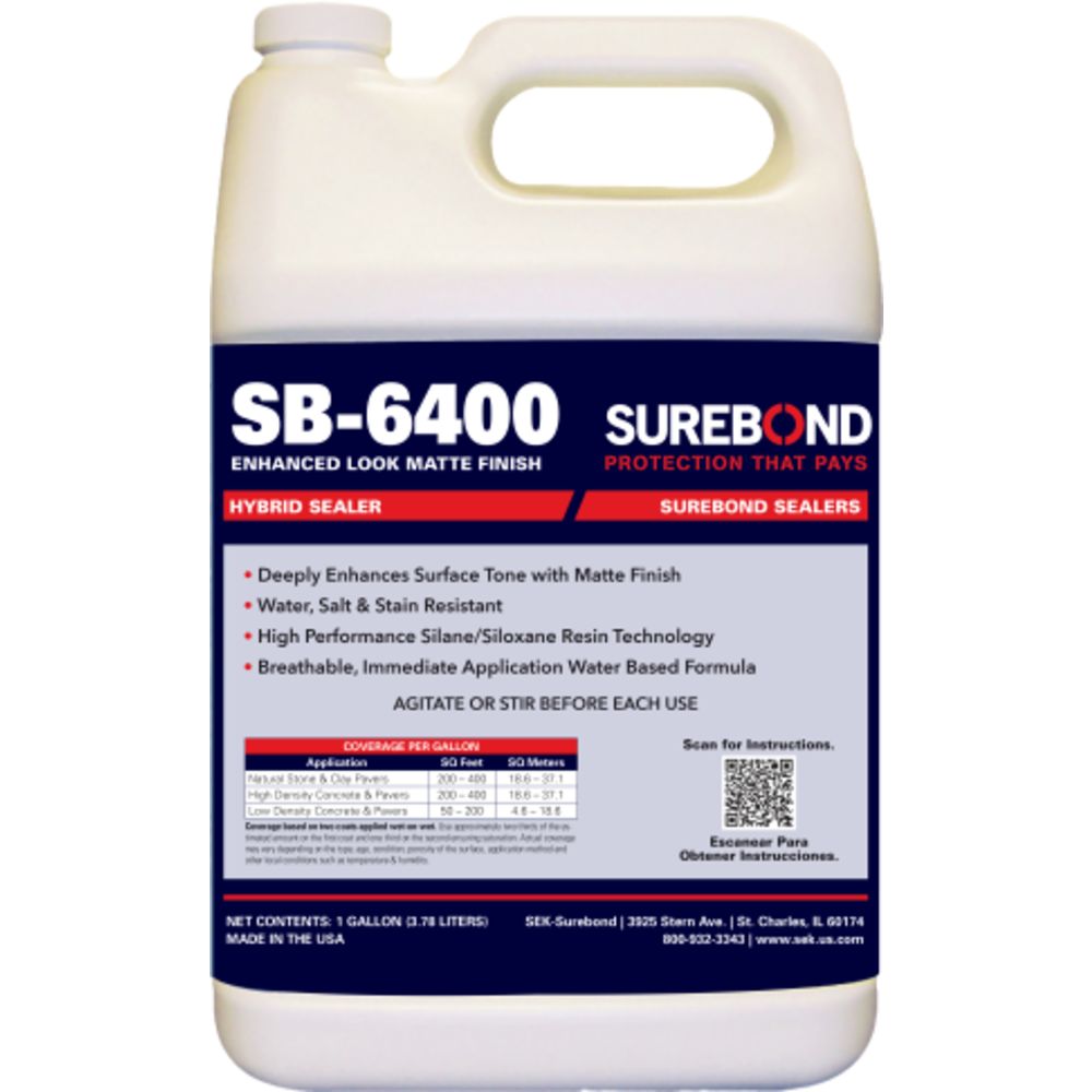 Surebond SB-6400P Wet-Look Solvent Based Penetrating 5 Gallon
